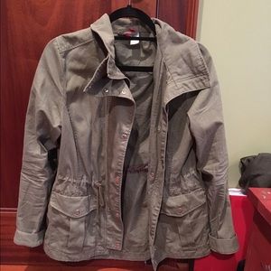 Olive military jacket