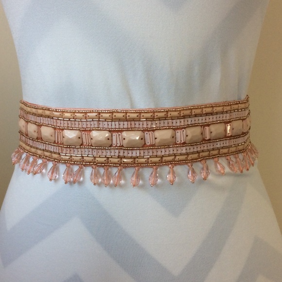 🎉💕HP💕🎉{Anthro} Beaded Briar Belt 🌷SIZE M🌷 - Picture 3 of 4