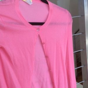 J Crew cashmere cardigan summer weight, sale