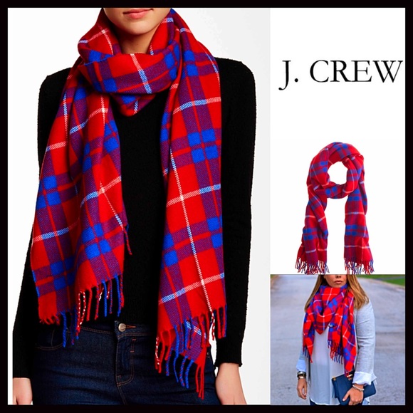 Blanket Scarf Tassel Scarf Plaid Wrap - Picture 2 of 4