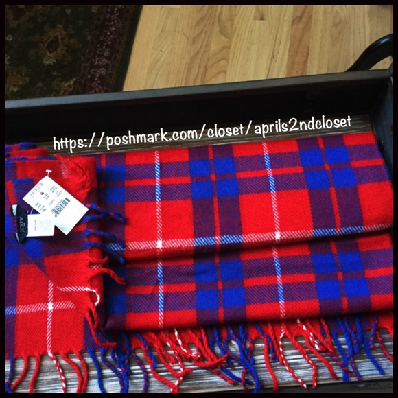 Blanket Scarf Tassel Scarf Plaid Wrap - Picture 4 of 4