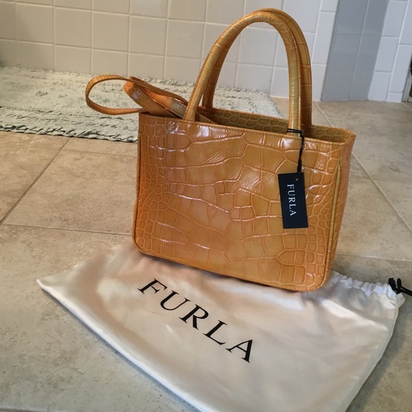 Brand new marigold leather crossbody/handbag