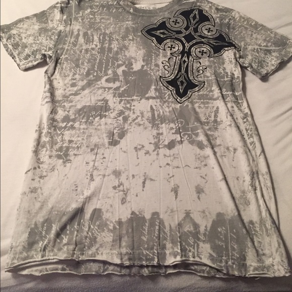 2 affliction men's t-shirts