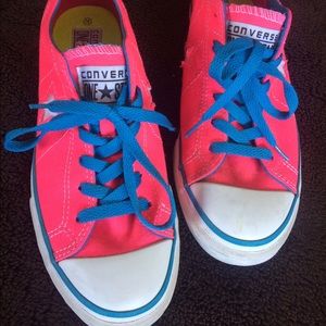 Converse All Star bright pink & Blue