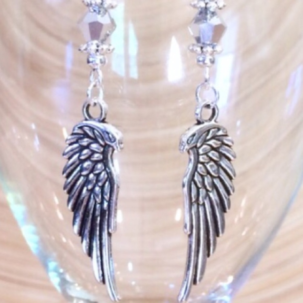 Falcon wings earrings