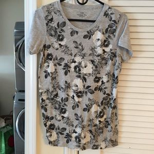 J Crew Collection Tee floral shirt