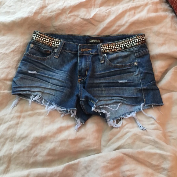 Jeweled shorts