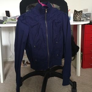 Blue Utility-Inspired Jacket