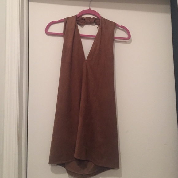 Browne suede sexy tunic!