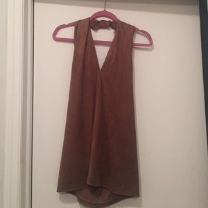 Browne suede sexy tunic!