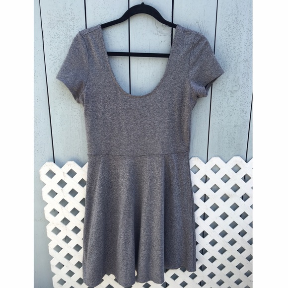 Gray skater dress 💕