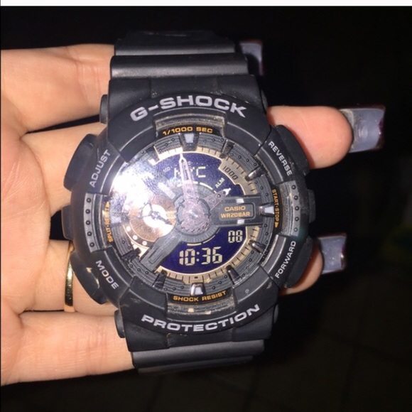 G shock watch.