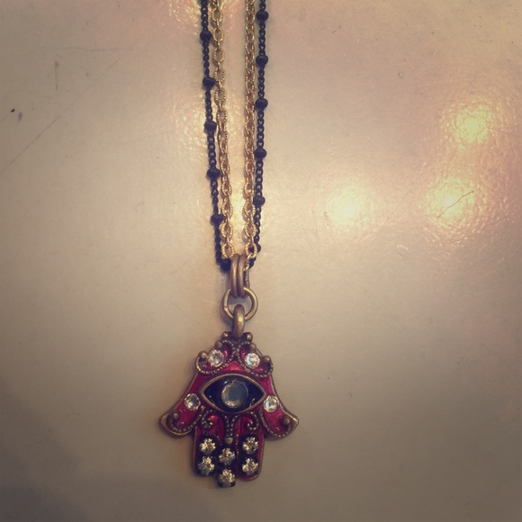 Michal Golan Hamsa Necklace
