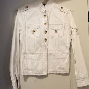 Jordache Vintage ladies white, soft jacket