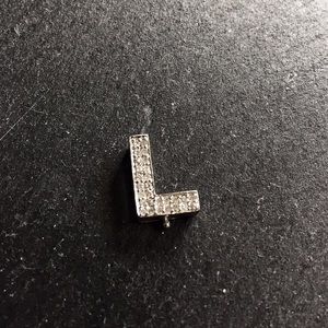 Diamond L charm