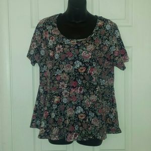 Junior girls floral top 3X