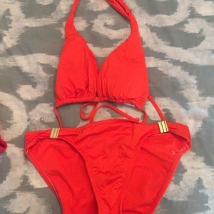Orange bikini