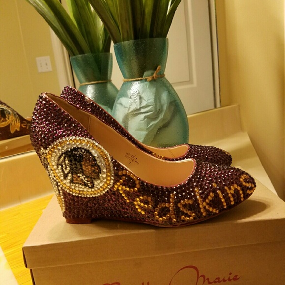 Custom Designed Washington Redskins Wedges - Picture 1 of 4