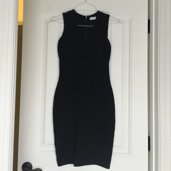 Calvin Klein black cocktail dress