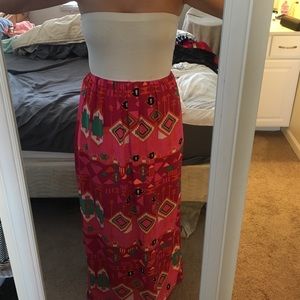 Colorful maxi dress