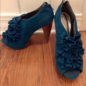 Blue heels