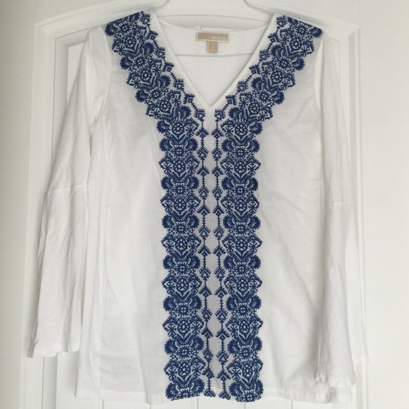 Michael Kors white long sleeve