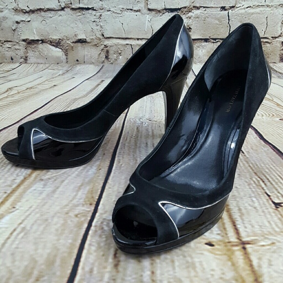 ANN TAYLOR Peep Toe Platform