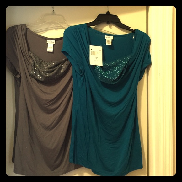 Two Women's size medium dress tops by Jaclyn Smith