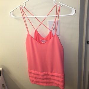 Coral tank top