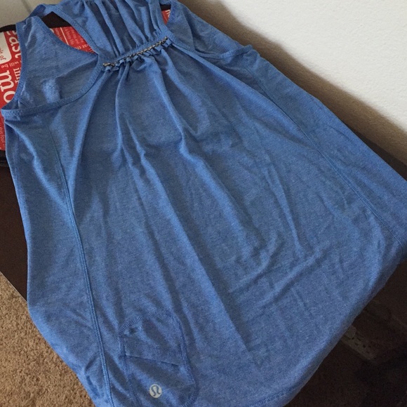 Lululemon blue tank top