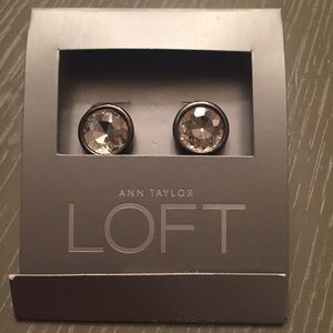 LOFT Stud Rhinestone Earrings