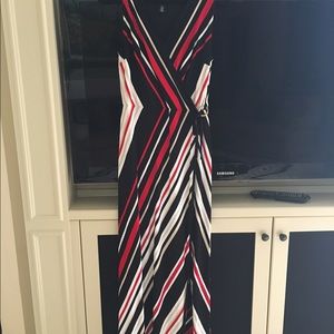 White house black market maxi dress