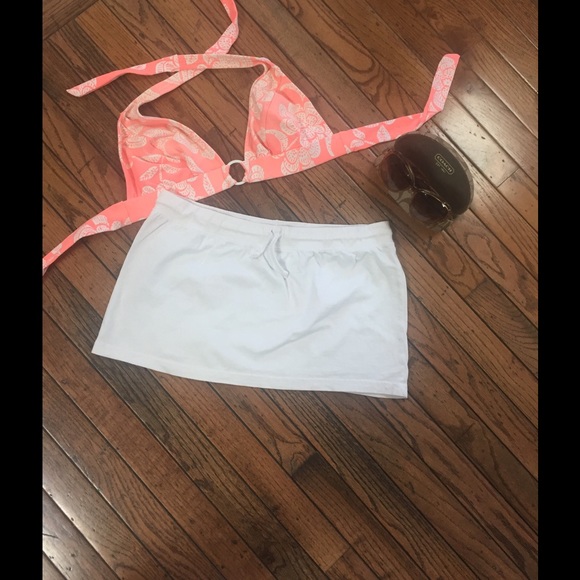 🌴⛵️BATHING SUIT HALTER AND SKIRT COVERUP⛵️🌴