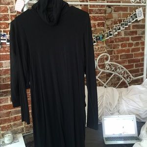 Hm turtle neck body con dress