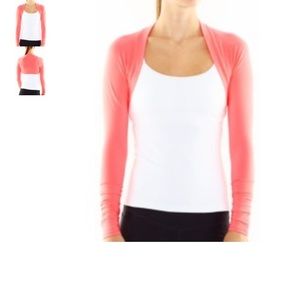 Lucy Yoga Girl Shrug Long Sleeve Scrunched Wrist