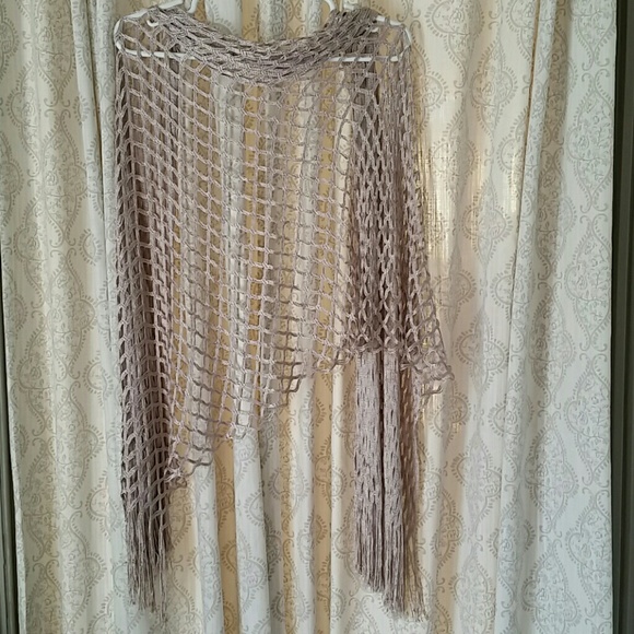 Silver dress scarf - Picture 1 of 3