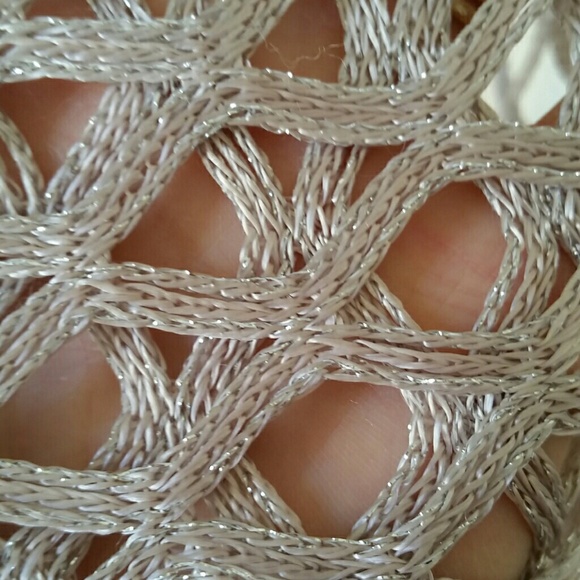 Silver dress scarf - Picture 2 of 3