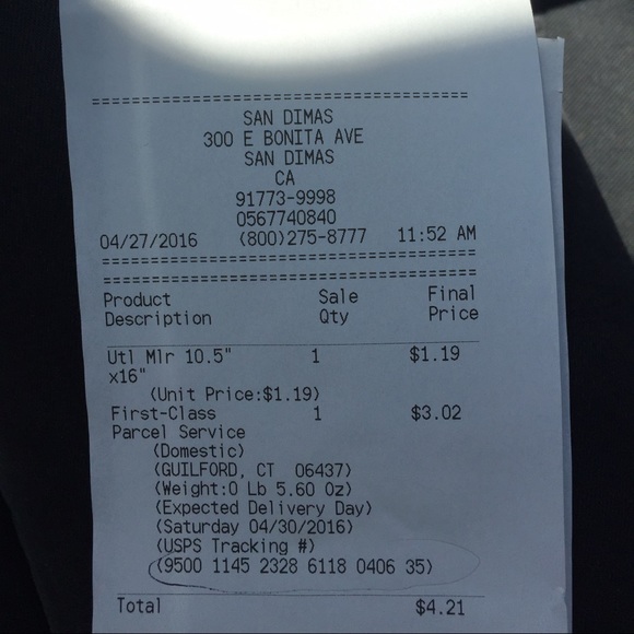 PROOF: Tapestry trade shipped out today :)