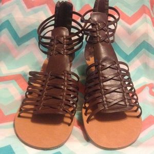 Zigi Soho Sandles - Chocolate Brown Size 10