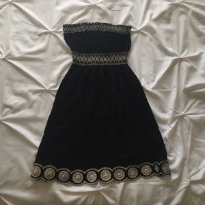 Black Strapless Dress