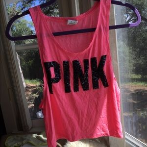 XS pink by Victorias Secret bright pink active top