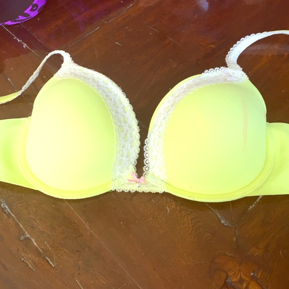 Neon push up bra by Victoria secret