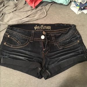 Dark Jean shorts