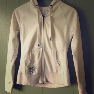 Fox Hoodie in White