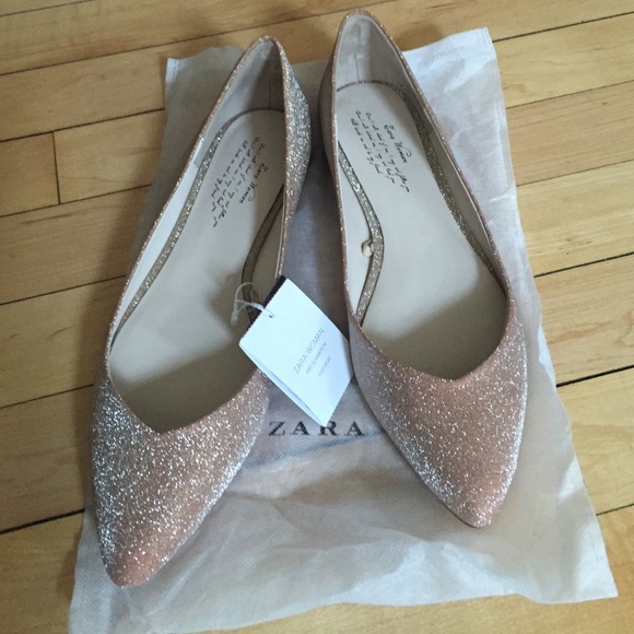 Zara Sparkling Flats