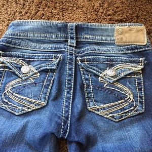 Silver jeans