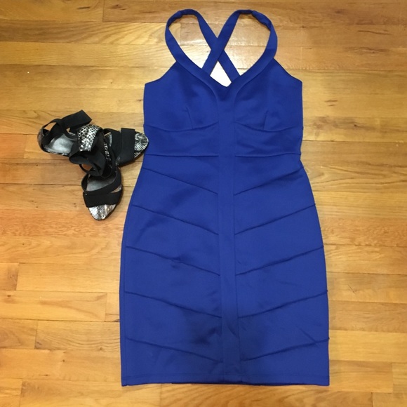 Royal Blue Mini Dress