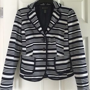 INC stripe blazer