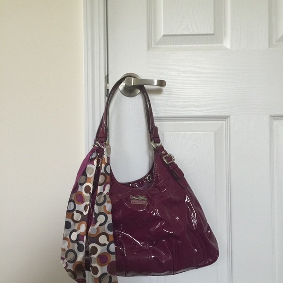 Purple Coach Purse