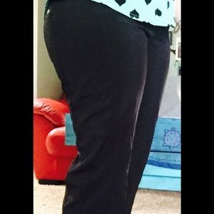 Scrub pants. Black HeartSoul. Polyester spandex.